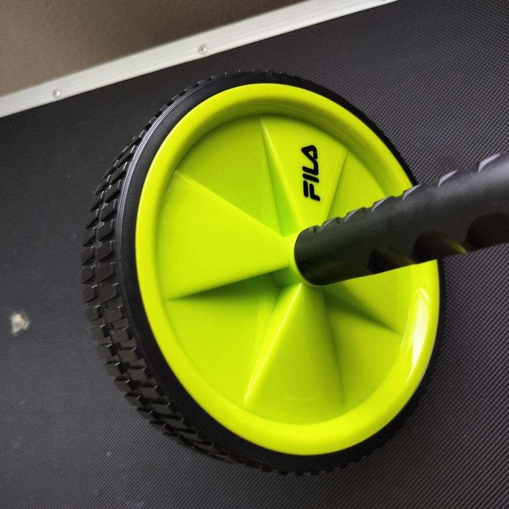 Fila Bright Green Ab Roller with Black Accents